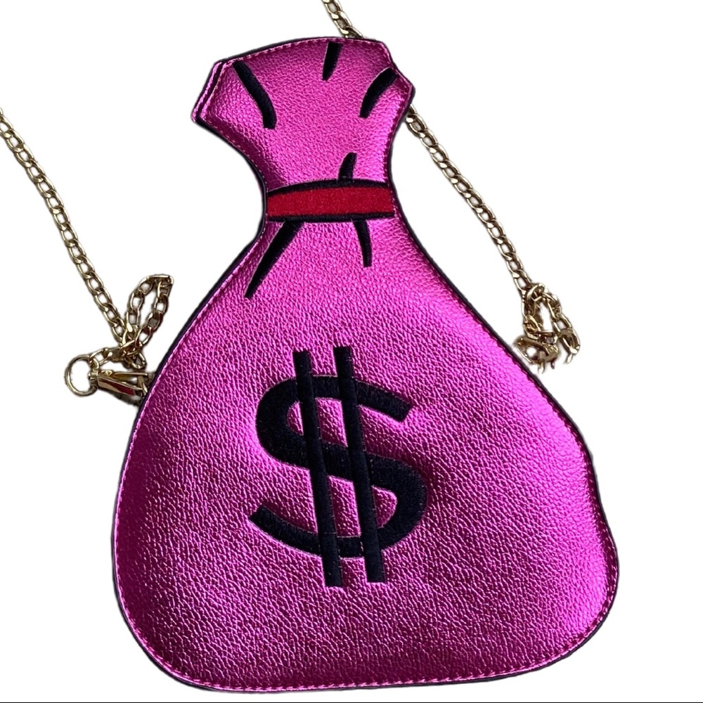 Pink Money Bag